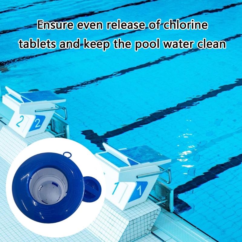 Chlortabletten Automatischer Schwimmender Spender Schwimmbecken Schwimmender Spender Sterilisator Chemischer Schwimmer Einfach zu Bedienen