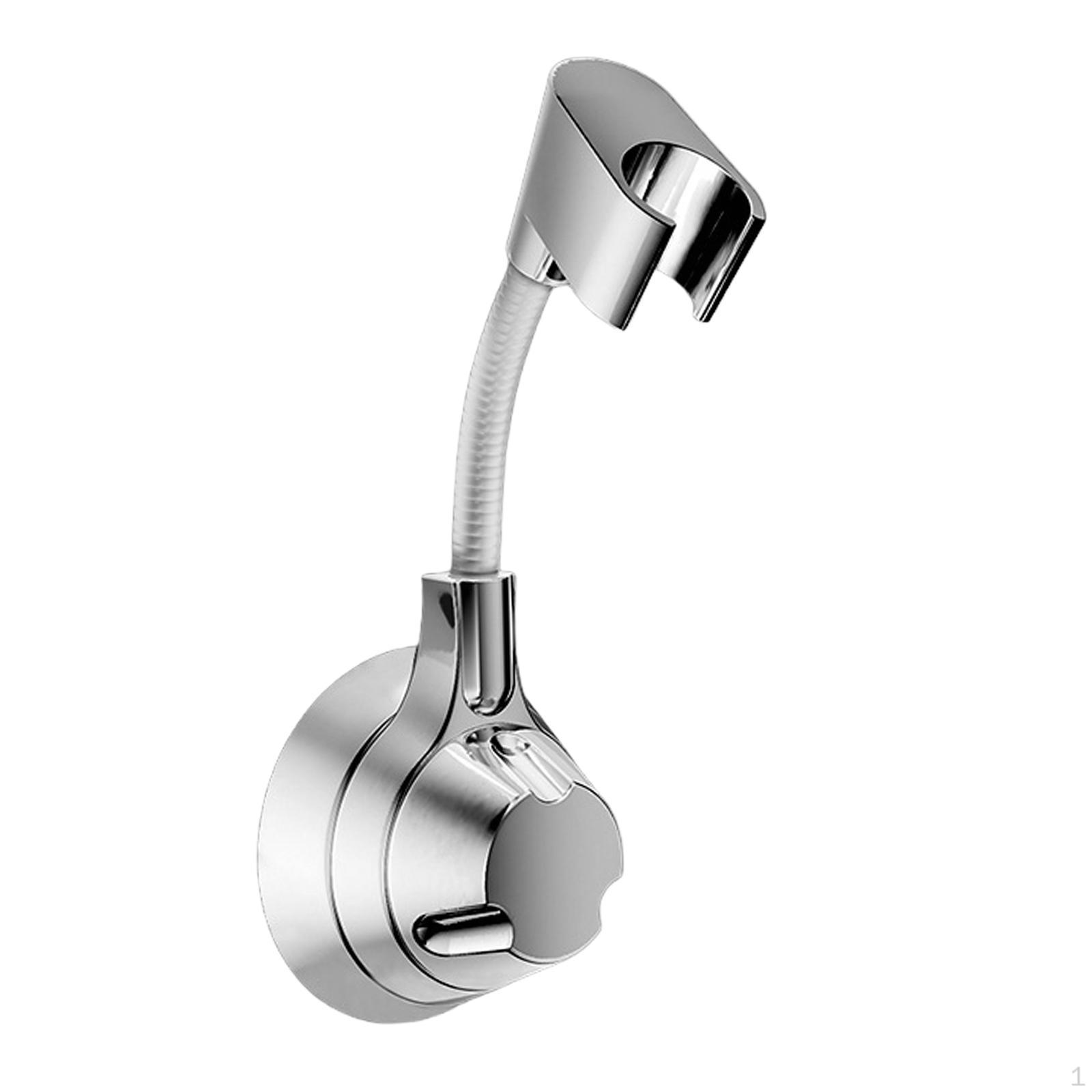 

Держатель для душевой лейки с ручным управлением серебряный