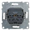 SCHUKO Socket 2P+Z - 16 A - 250 V~ - with Shutter - Automatic Terminals, C