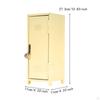 Box with Lock for Girls, Decorative Desktop Cabinet, Storage Organizer Jewelry, Toys,