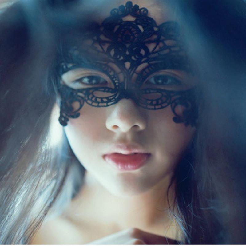 Chic Lace Cutout Masquerade Eye Mask for Stylish Events