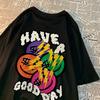 Have A Good Day Money Enthusiasts T Shirt Men High Quality Breathable T Shirt Hip Hop Harajuku Soft Clothes Crewneck Loose Tops