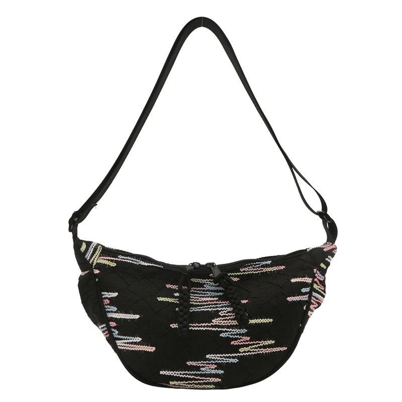 Japanese Small and Fresh Design One-shoulder Handbag Lightweight Summer Casual Canvas Chest Bag Large Capacity Crossbody Bag