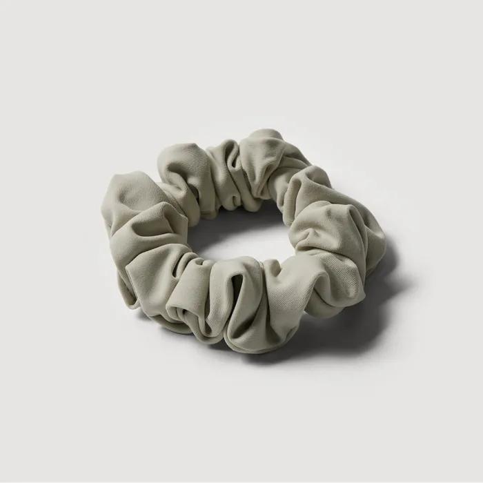 [JAJU] Hair Scrunchie 2 Pcs Beige, Khaki Gray