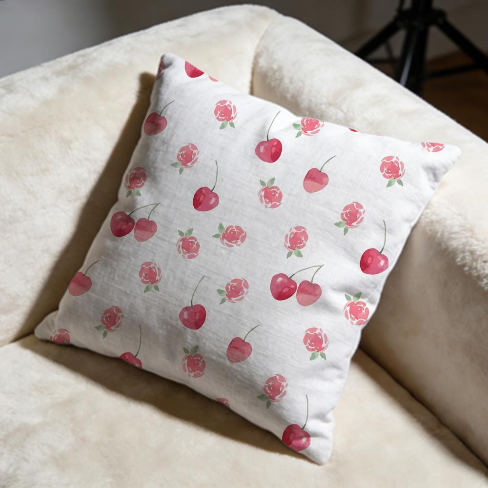 fruits Cushion Cover Soft Decorative Pillow Case Suitable for Bedroom Sofa Car Travel Use