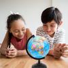 1pc Classroom Teaching Globe Set, HD English World Map with 360° Swivel Base, Standard Geography Resource for Schools