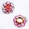 Women Double layer Flower Button Cover Clothing Decoration Accessories DIY Floral Pattern Wedding 38x17mm