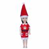 11.8inch Doll Christmas Dress Christmas Elfs Series Christmas Doll Clothes  Kids Toy Gift