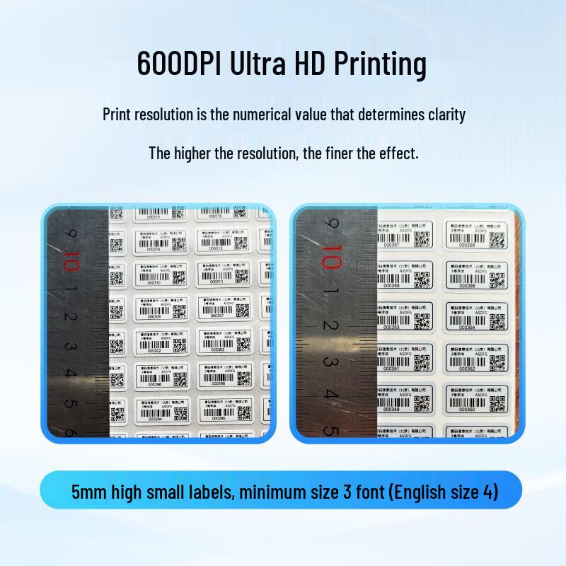 ZMiN S6i 600DPI Thermal Transfer Label Printer CN Plug (adapter Included)