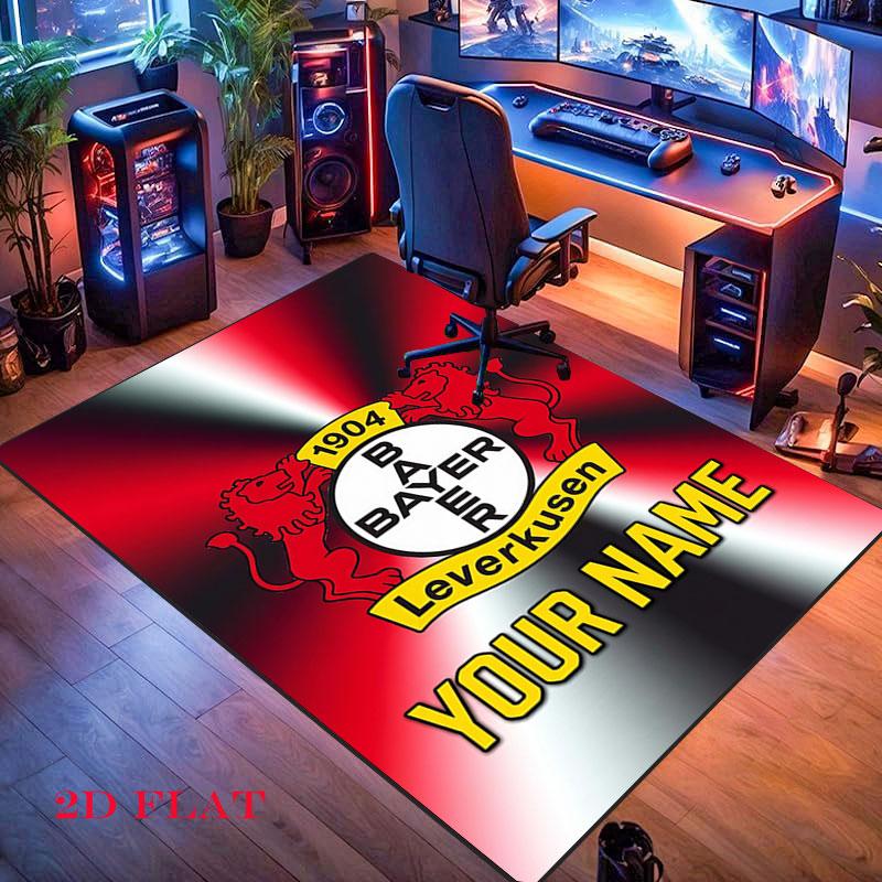 Custom Bayer Leverkusen Carpet Rug for Living Room Bedroom Home Sofa Decoration,Kids play Nonslip Floor Mat