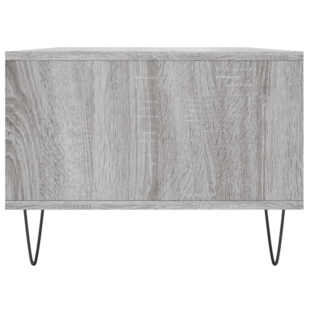 Coffee Table Gray Sonoma 90 x 50 x 36.5 cm Particleboard