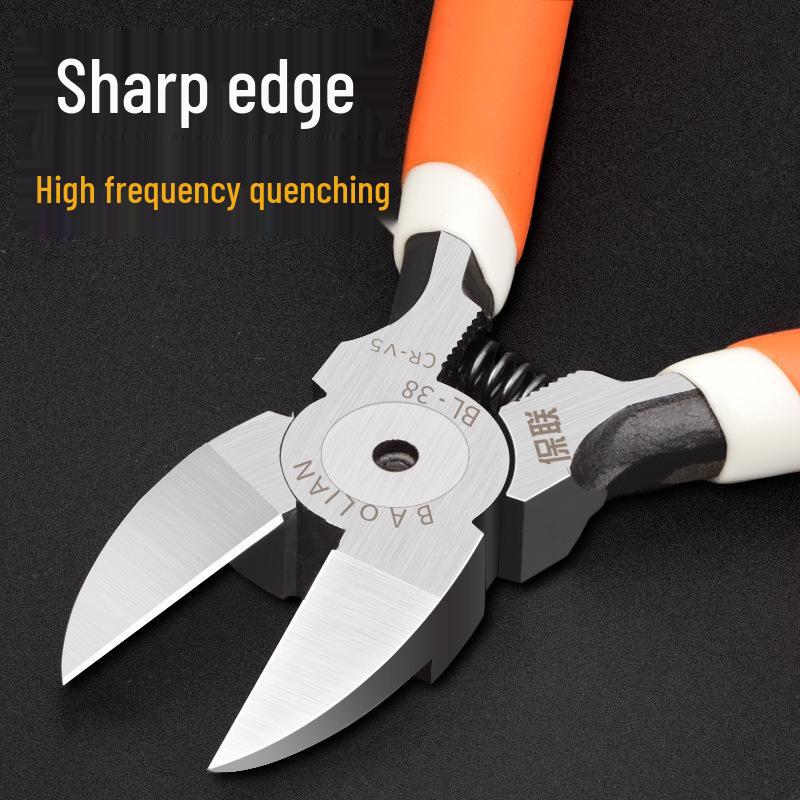 Industrial Grade Diagonal Pliers and Sprue Cutters - Versatile Electrician's and Modeler's Tool for Precision Cutting