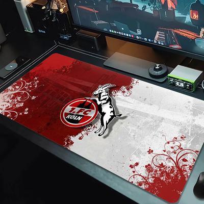 FC KÖLN Alfombrilla de Ratón Grande Cojín de Mesa para Gaming Antideslizante Laptop Tablet Alfombrilla de Ratón Grande Alfombrilla XXL Mini PC Playmat Con borde de bloqueo_XIA