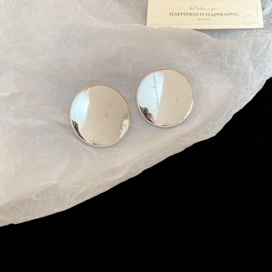 Стальная Игла Металл Глянцевый Цветок Бант Серьги-Гвоздики Европейские и Американские Универсальные Серьги Женские