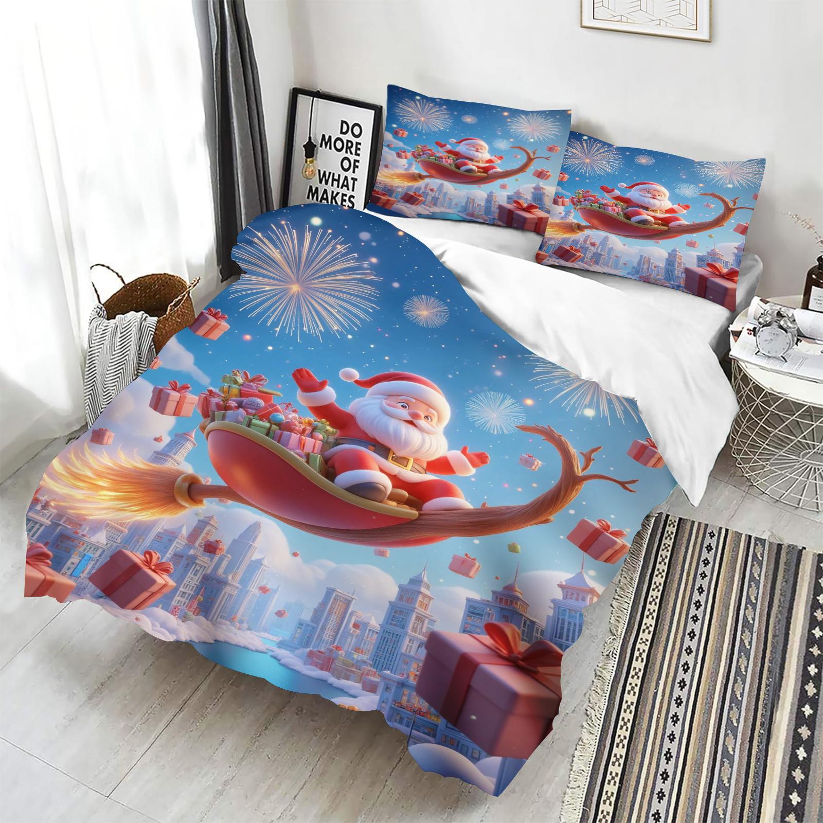 

Comforter Christmas Comforter Bedding 3D Children S Bedding Set 3-Piece 1 King Size Comforter (quilt)-EU Single(135*200cm)3pcs