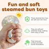Glitter Dumpling Squishy with Steamer Box, Stress Relief Squeeze Fidget Toy, Glitter Mystery Dumpling Relaxation Toy for Adults, 5 Color Options