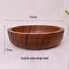 ZISIZ Retro Acacia Wood Dining Bowl
