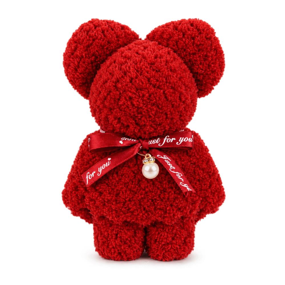 Pineapple Pattern Small Bear Gift Red Wedding Supplies Pineapple Towel Valentine's Day