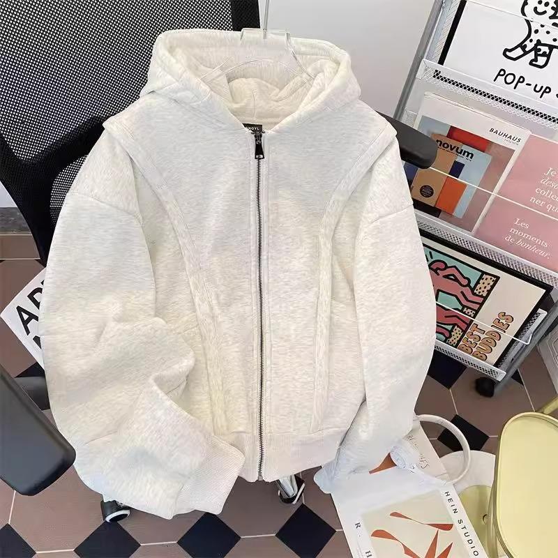 Мужская модная худи-кардиган 8XL, тяжелый, американский силуэт, деконструированная, для осени/зимы XXL