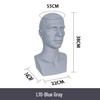 Multifunctional Display Mannequin Head for Spray Paint Hat, Bow Tie, Glasses, and Mask Props