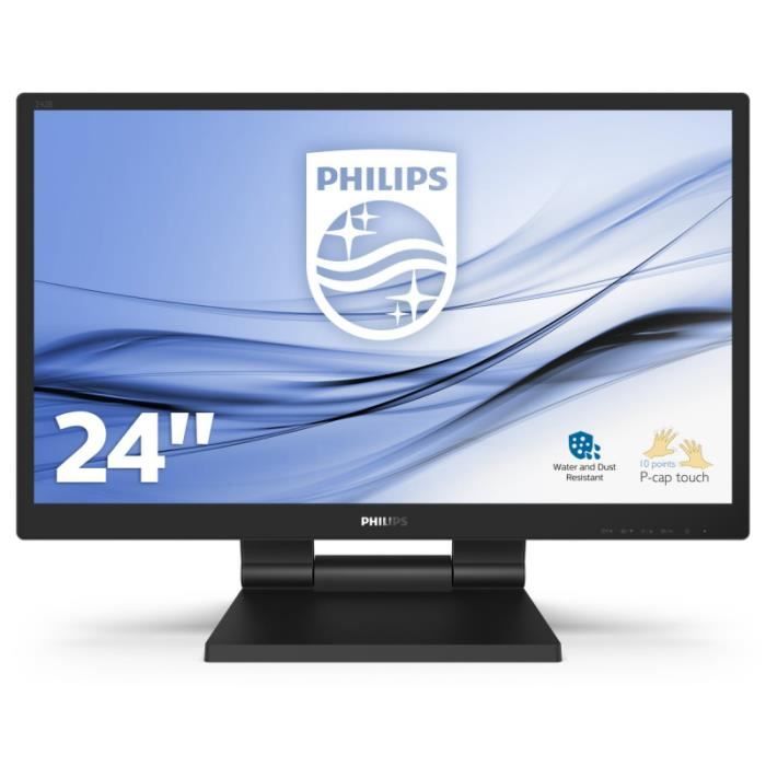Écran Tactile PHILIPS B Line 242B9T 24" - Full HD 1080p - IPS - 250 Cd/m²