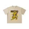 260 GSM Double Yarn 32 Count 100% Cotton Saint Seiya V22 Leo Print Unisex Heavy Cotton T Shirt