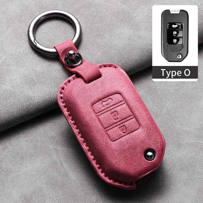 For Honda Accord Civic City Fit HR-V XR-V Folding Flip 2/3 Buttons Car Remote Key Case Cover Protection Shell Keychain Accessori