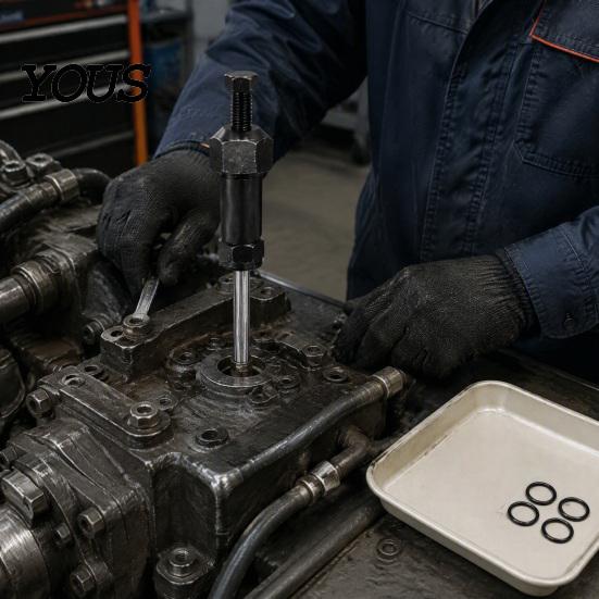 Strumento di Pulizia per Raccordi di Lubrificazione Industriale, Ripristina Flusso Lubrificante, Libera Raccordi Intasati tramite Pressione Idraulica, Pulizia Ugello Lubrificazione Pesante