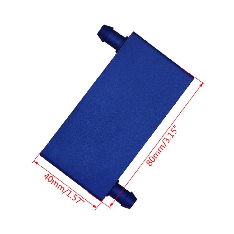 Aluminum Water Cooling Block Liquid Water Cooler Heat Sink for Industrial Laptop