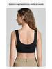 Seamless Front-Closure Anti-Sagging Plus Size Wire-Free Bra with Beautiful Back Design