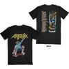 Anthrax 'Spreading Skater Notman Vintage' Black T Shirt - NEW