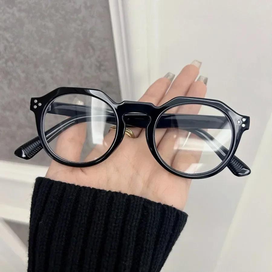 Square Anti Blue Light Glasses Fashion Retro Classic Women Men Computer Gaming Eye Protection Plain Spectacles