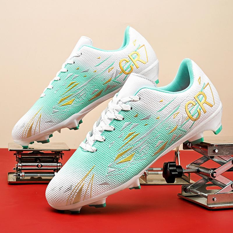 Cr7 Studenten Spikes Fußballschuhe Herren Jugend Spike Damen Wettkampf Training Sneaker 35-45 Yards