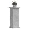 VidaXL Plant Stand Concrete Grey 33x33x80 Cm Engineered Wood 852972