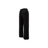 Nike Solide Logo-Print Cordhose Weite Beine Lange Hose Gespaltene Sporthose Damen Hose Schwarz DQ5922-010