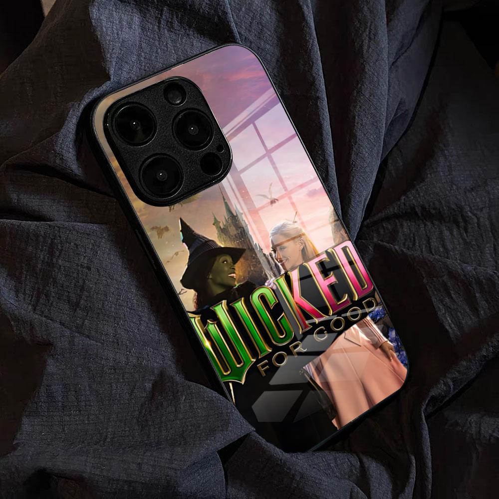 A-Ariana Grande Wicked Phone Case For IPhone 17 Pro Max 15 Pro 16 14 Plus 12 13 Mini 11 Pro Shockproof Glass Cover
