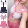 Nová módní perspektiva Uniforma studentské vysoké školy Sexy top a minisukně Sailor Cosplay uniforma