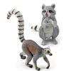 Animal Model Simulated Detailed PVC Forest Animal Raccoon Model for Kids