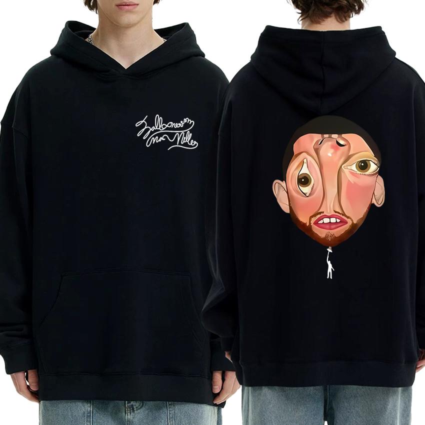Nové album Macc Miller Balloonerism 2025 Oboustranně potištěná mikina s kapucí Unisex harajuku módní pulovr Pánská dámská fleecová mikina