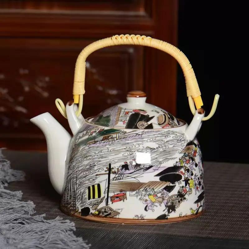 Grote capaciteit Japanse type hefbalk pot 1000ml Chinese theepot Puer theeketel theeservies en koffie theeservies theepotten kopje mok