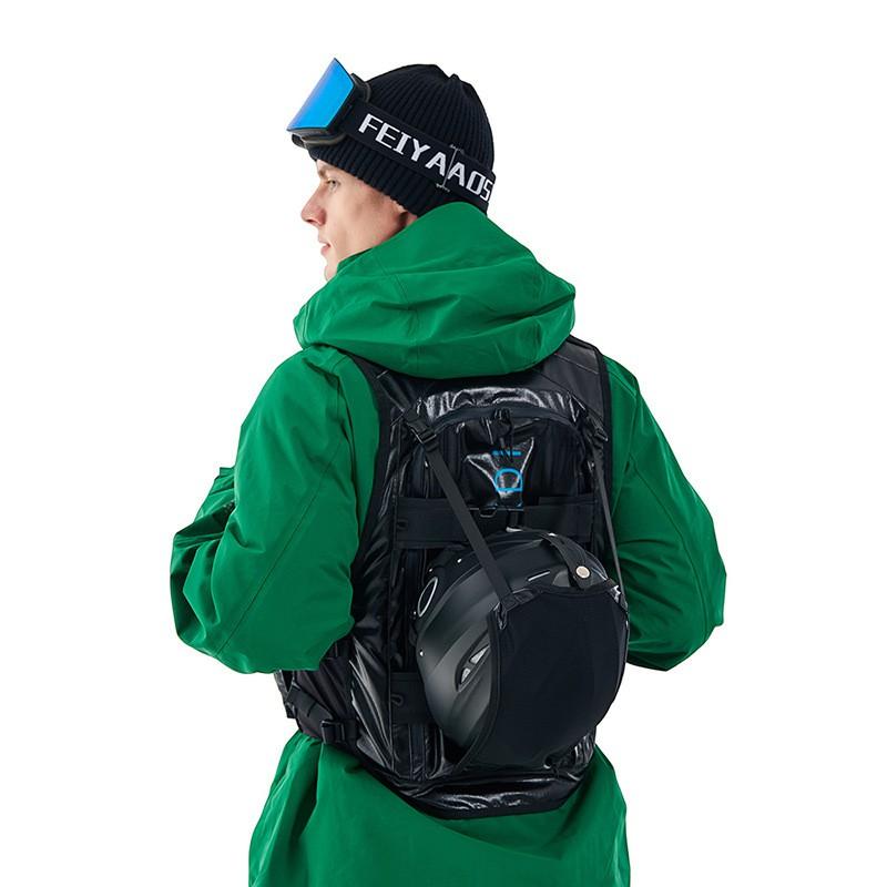 SANXDI Ski Vest Backpack Tactical Snowboard With Back Protection Waterproof Men Women Snow Skiing