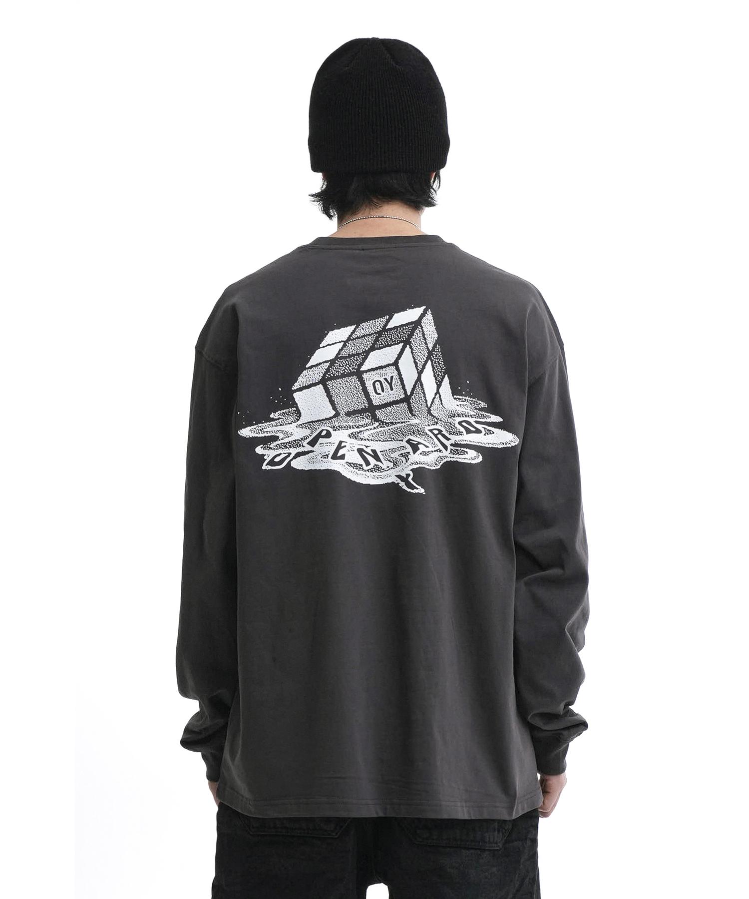 Oy Melting Cube Long Sleeve-Dust Gray 2 Size