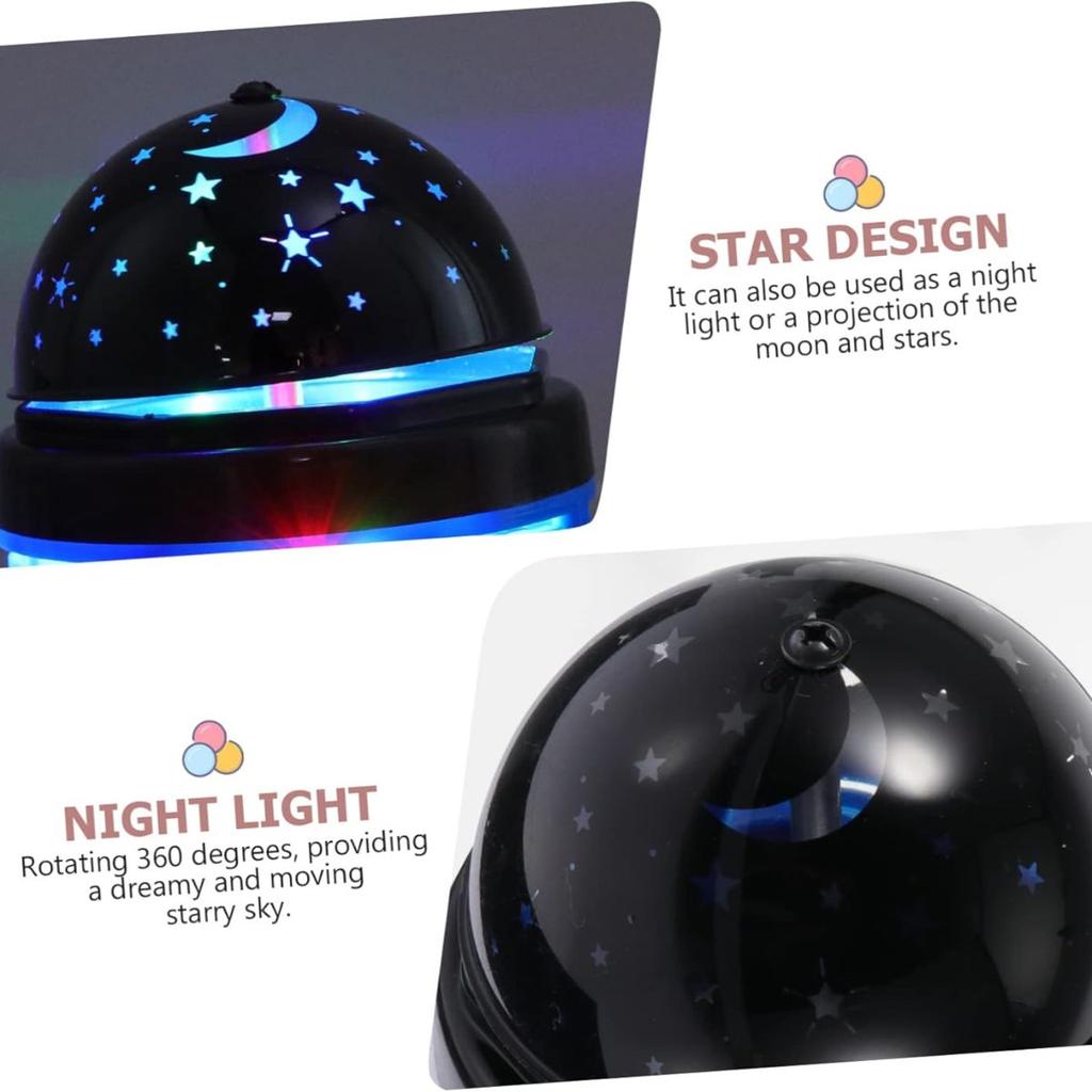 Starry Sky Projector Night Scene Sky Color Light Bedroom Game Room USB Automatic Rotation Environment Bedroom Party
