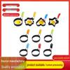 Stainless Steel Star-Shaped Egg and Pancake Mold with Anti-Scald Silicone Handle