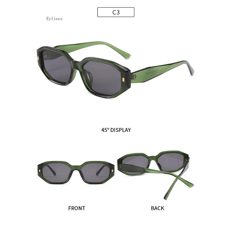 Retro Small Oval Sunglasses Women Trendy Casual Cat Eye Frames Sun Spectacles Male Vintage Narrow Shades Uv 400 Protection Female Gafas De Sol