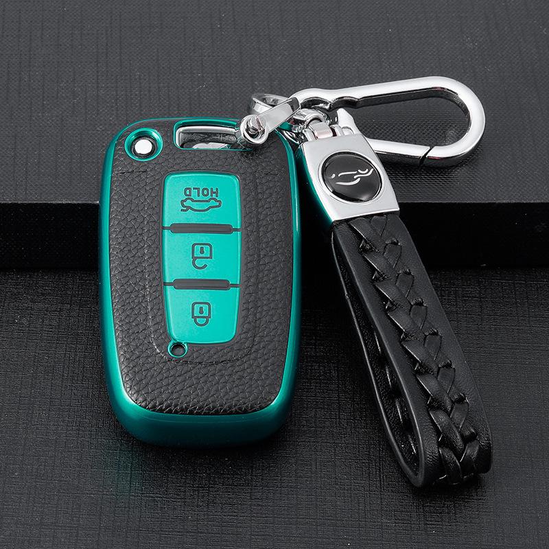 Hyundai Key Case for Santa Fe, Ix35, Festa, Ix25, Elantra, Mistra - Car Buckle Bag Shell.
