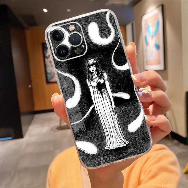 Phone Case For iphone 17 Pro Max Air 16 15 14 13 Pro Max 15 16 Pro 15Plus Horror manga Tomie Junji Ito