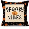 Boo with Pumpkins and Ghosts On PillowSuitable for Living Room Bedroom Sofa Decorative Cushion Cover Pillow Cover