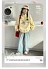 Korean Style Half-Zip Stand Collar Girls' Hoodie - Spring/Autumn Fashion