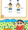 Crayon Shin-chan Cute Cartoon Doll Keychain with Magnetic Snap - Perfect for Besties or Couples